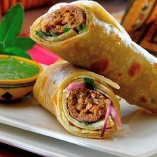 Beef Seekh Kabab Roll